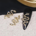 Mystical Serpent Gemstone Nail Art Kit Exquisite Design High Quality