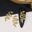 Mystical Serpent Gemstone Nail Art Kit Exquisite Design High Quality