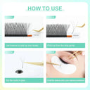 Nagaraku 3D W Shape Eyelashes For Drama
