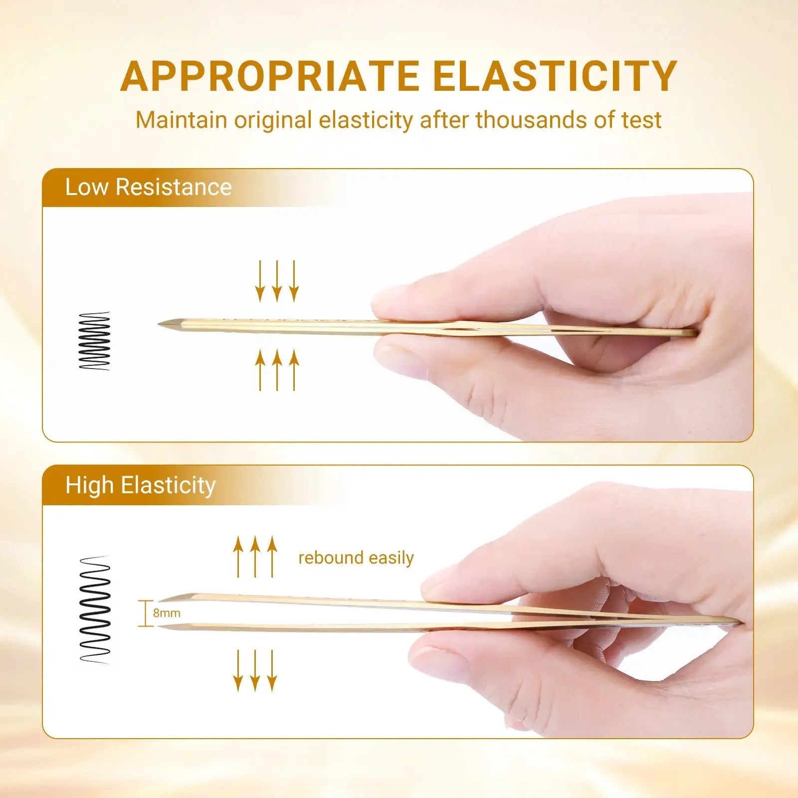 Nagaraku Precision Fiber Tip Eyelash Tweezer for Extensions Antistatic Hook