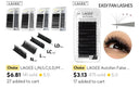Featherlight 4D Mink Lashes for Salon Use