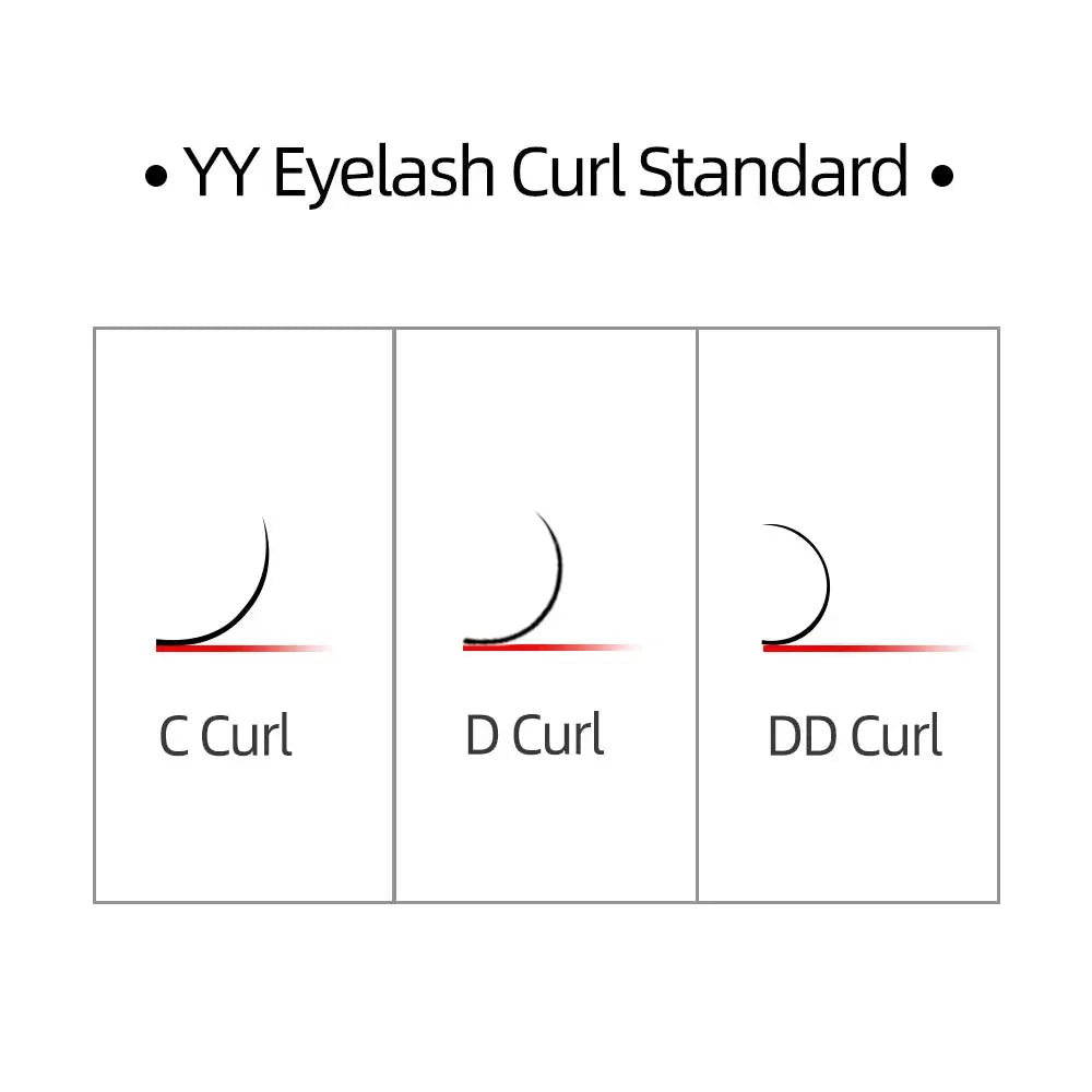 Nagaraku YY Mesh Y Shape Premium Mink Lash Extensions 4D Soft Light Eyelashes