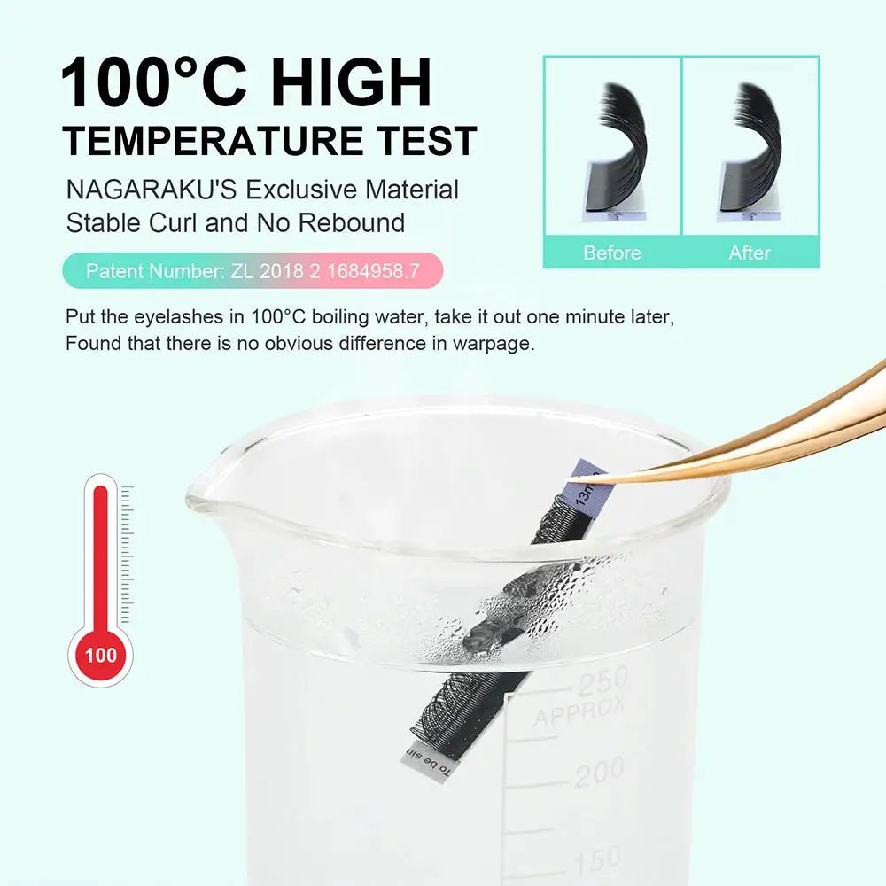 Nagaraku YY Mesh Y Shape Premium Mink Lash Extensions 4D Soft Light Eyelashes