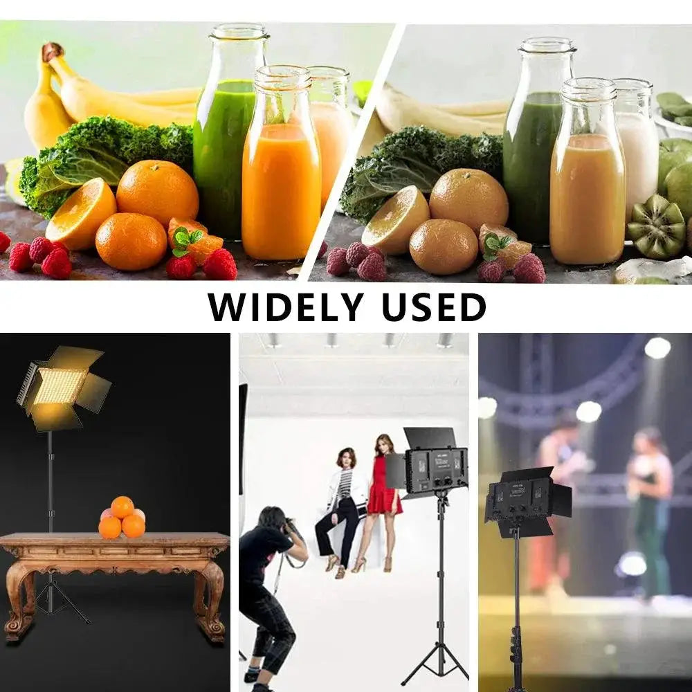 Nagnahz LED Video Light Bi Color Studio Lamp Professional - OurLum.com