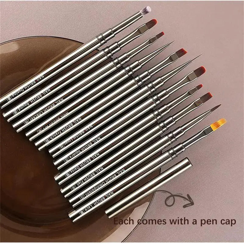 Nail Art Brush Set 12 Piece Designs for Stunning Results