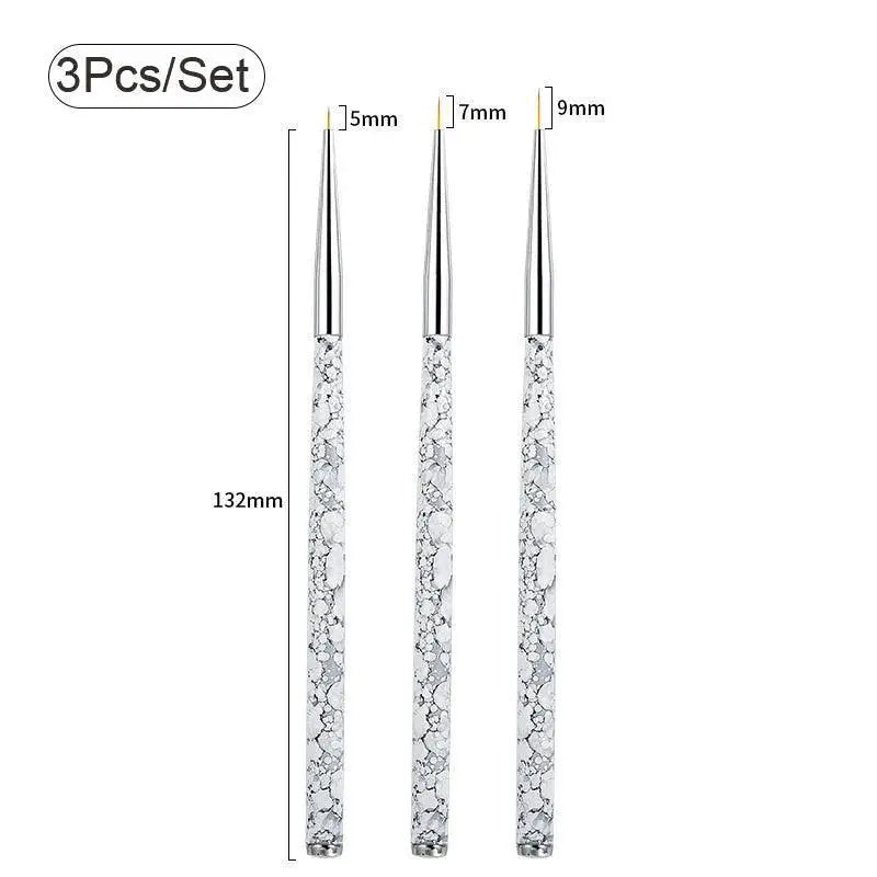 Nail Art Brush Set Professional Tools For Detailed Designs