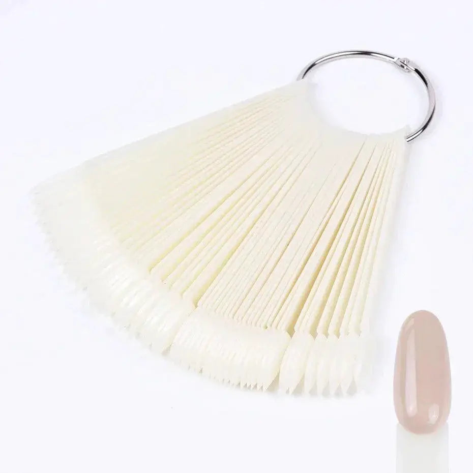 Nail Art Display Set With 50 Clear Nail Tips For Art
