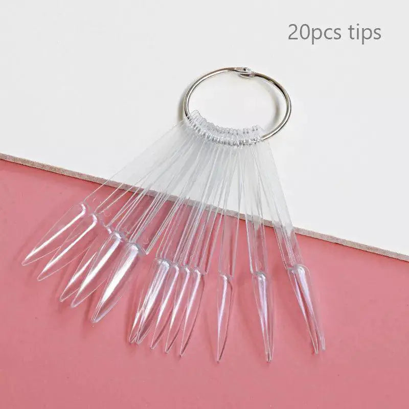 Nail Art Display Sticks Set Professional Training Tools