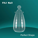 Nail Art Extension Kit: Stylish Dual Form Molds & Gel Clips