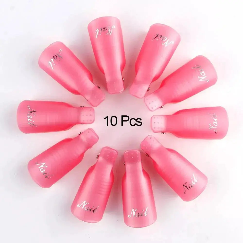 Nail Art Gel Polish Remover Clips Degreaser For Nails