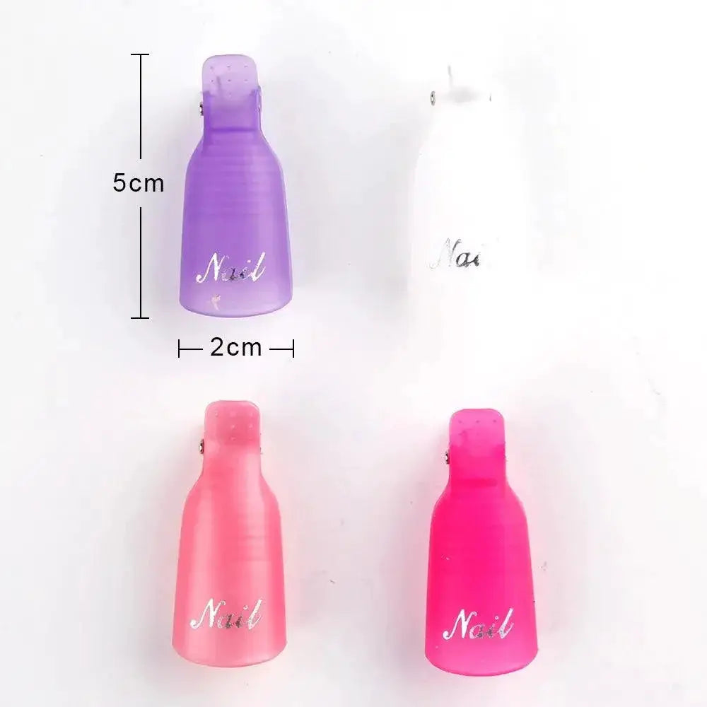 Nail Art Gel Polish Remover Clips Degreaser For Nails