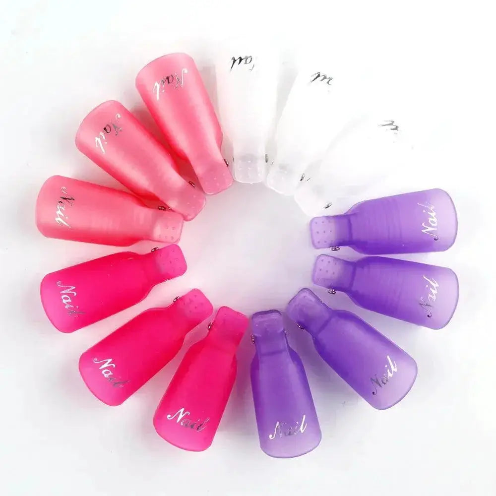 Nail Art Gel Polish Remover Clips Degreaser For Nails