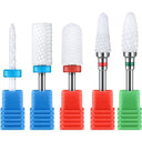 Nail Art Pro Tool Set: Professional Ceramic Drill Bits Kit