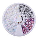Nail Art Rhinestone Gem Set Jewelry Kit for Manicures