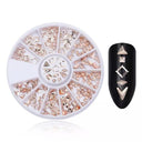 Nail Art Rhinestone Gem Set Jewelry Kit for Manicures