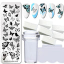 Easy Halloween Nail Art Plate For Home Nails