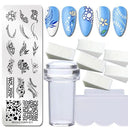 Easy Halloween Nail Art Plate For Home Nails