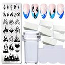 Easy Halloween Nail Art Plate For Home Nails