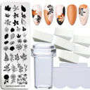 Easy Halloween Nail Art Plate For Home Nails