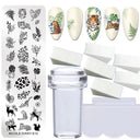 Easy Halloween Nail Art Plate For Home Nails