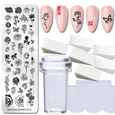 Easy Halloween Nail Art Plate For Home Nails
