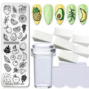 Easy Halloween Nail Art Plate For Home Nails