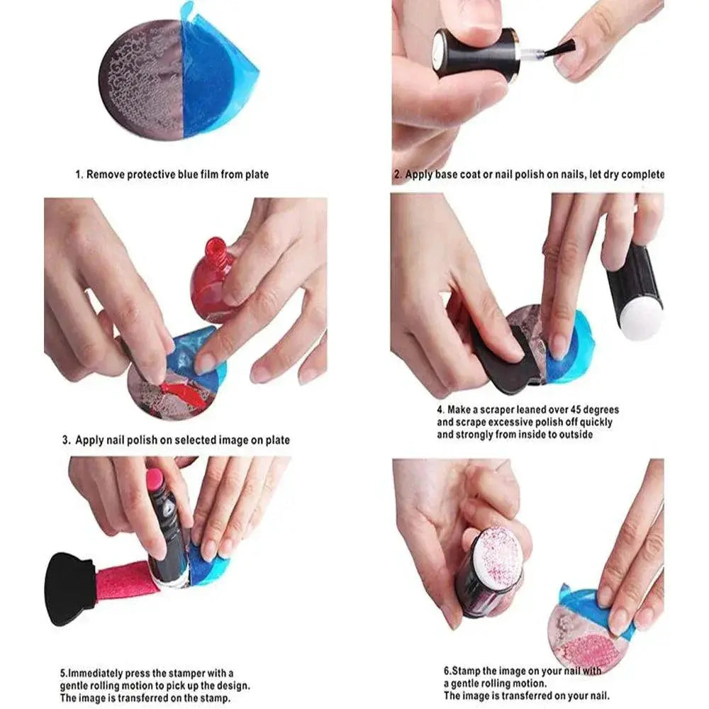 Nail Art Stamps Kit Unlocks Endless Creativity And Style