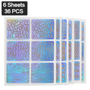 Nail Art Stencil Stickers Set for Precision Nail Decoration