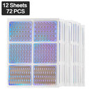 Nail Art Stencil Stickers Set for Precision Nail Decoration