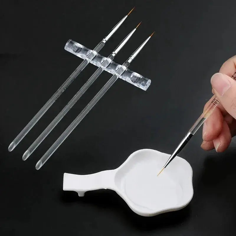Nail Brush Holder Style Acrylic Organizer For Brushes