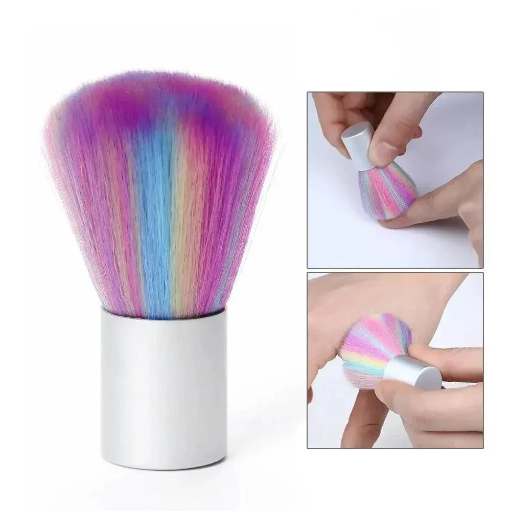 Precision Nail Brush Set for Acrylics — blue round