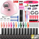 Nail Care Bundle with UV LED Lamp Electric Drill Gel Polish Set