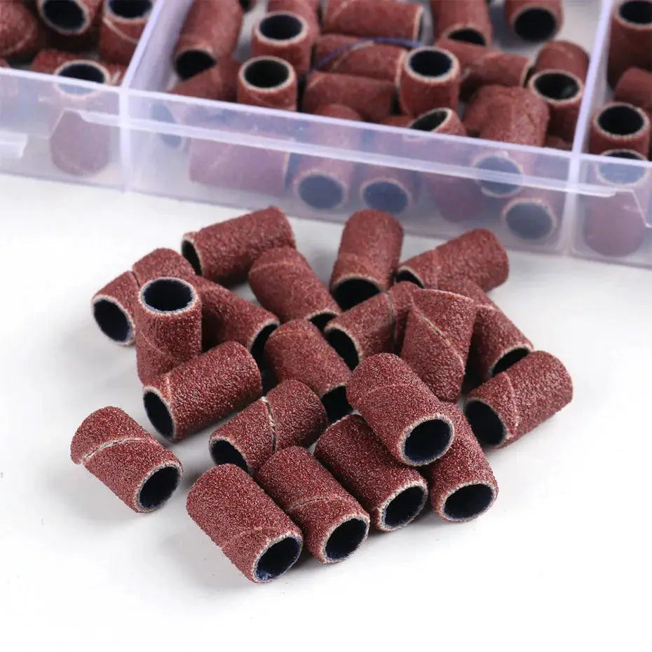 Nail Care Essentials Set Sanding Bands And Drill Bits Kit