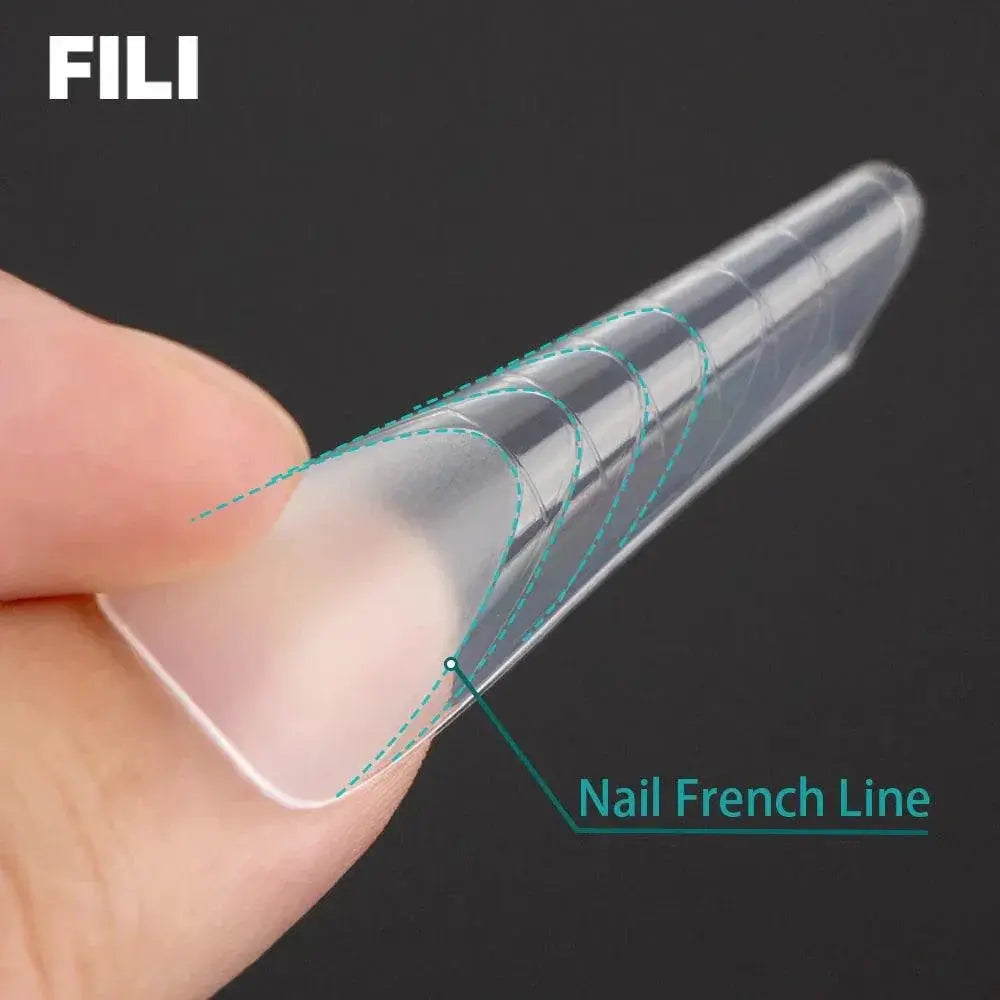 Fili Nail Extension Forms Set Stiletto Coffin Almond Mold