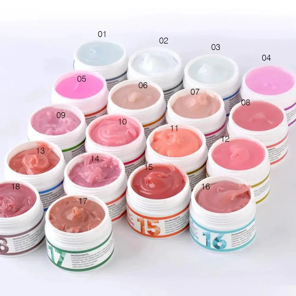 Nail Extension Gel Kit Camouflage Colors For Flawless Nails