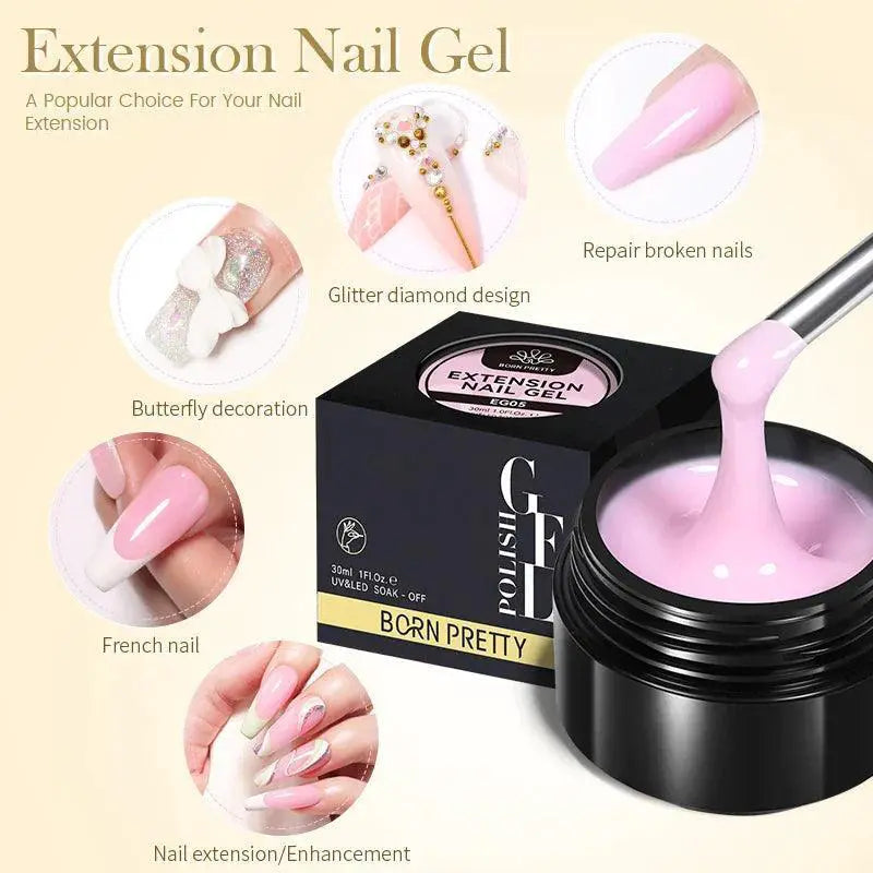 Nail Extension Gel Kit for Salon Quality Nails at Home