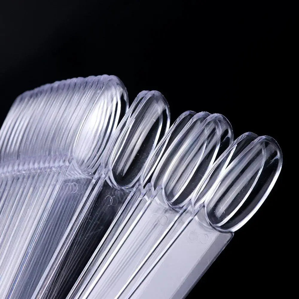 Nail Swatches Set With Oval and Round Tips for Gel Polish