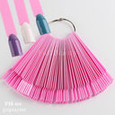 Nail Swatches Set with Oval & Round Tips for Gel Polish