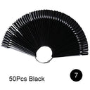 Nail Swatches Set with Oval & Round Tips for Gel Polish