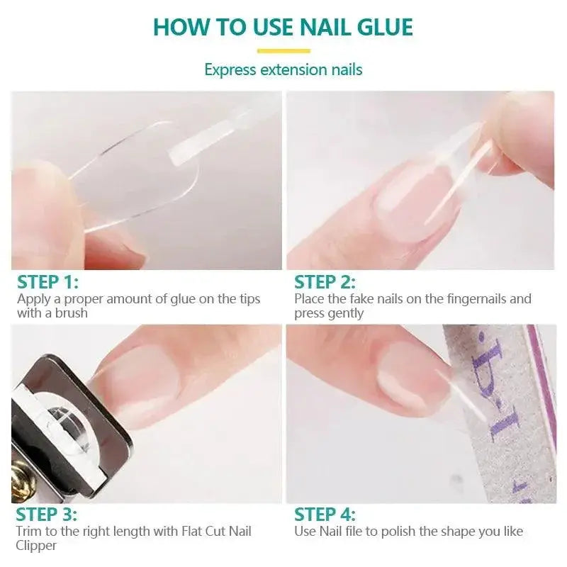 Nailpop Quick Dry Nail Glue Set For Stunning Nail Art