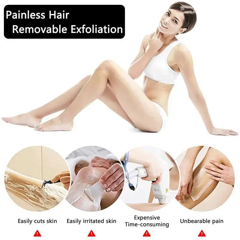 Nano Glass Hair Removal Wand For Smooth Skin Exfoliation