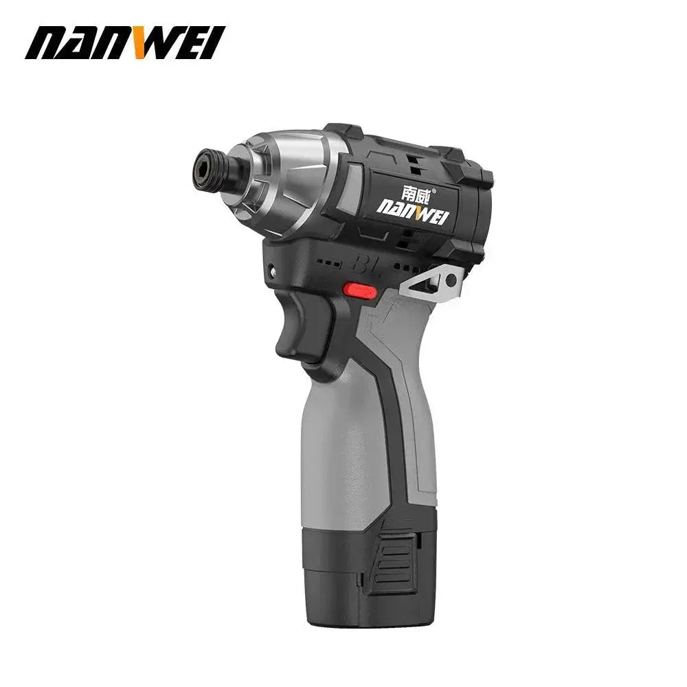 NANWEI Brushless Cordless Impact Screwdriver Lithium Ion