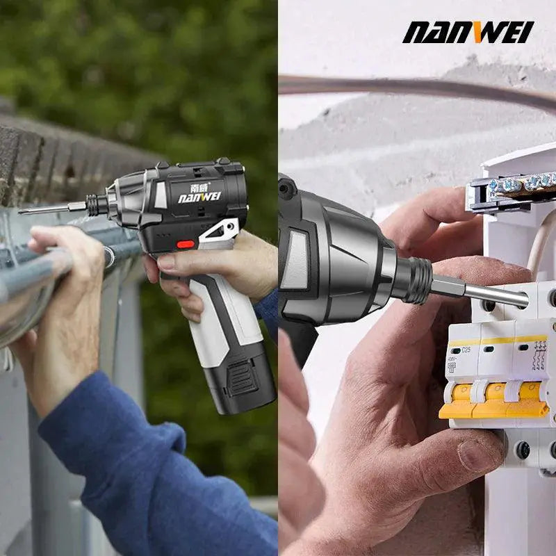 NANWEI Brushless Cordless Impact Screwdriver Lithium Ion