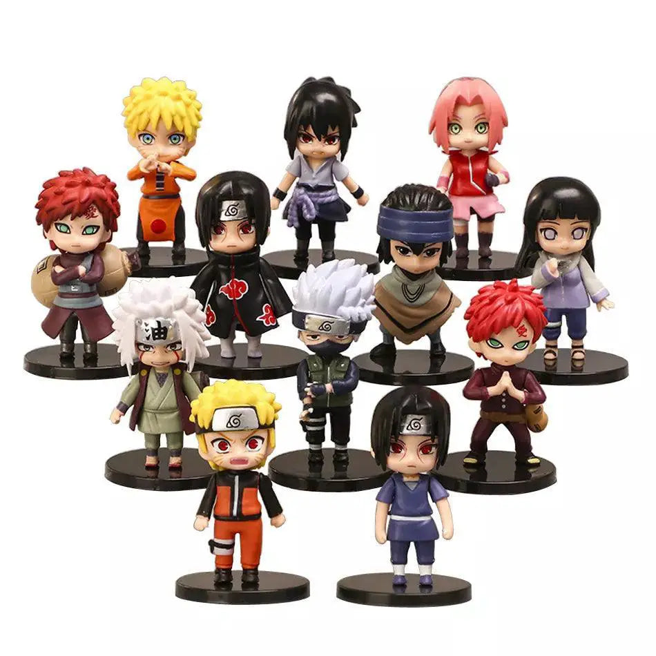 Naruto Shippuden Hinata Sasuke Kakashi Gaara Figures Set