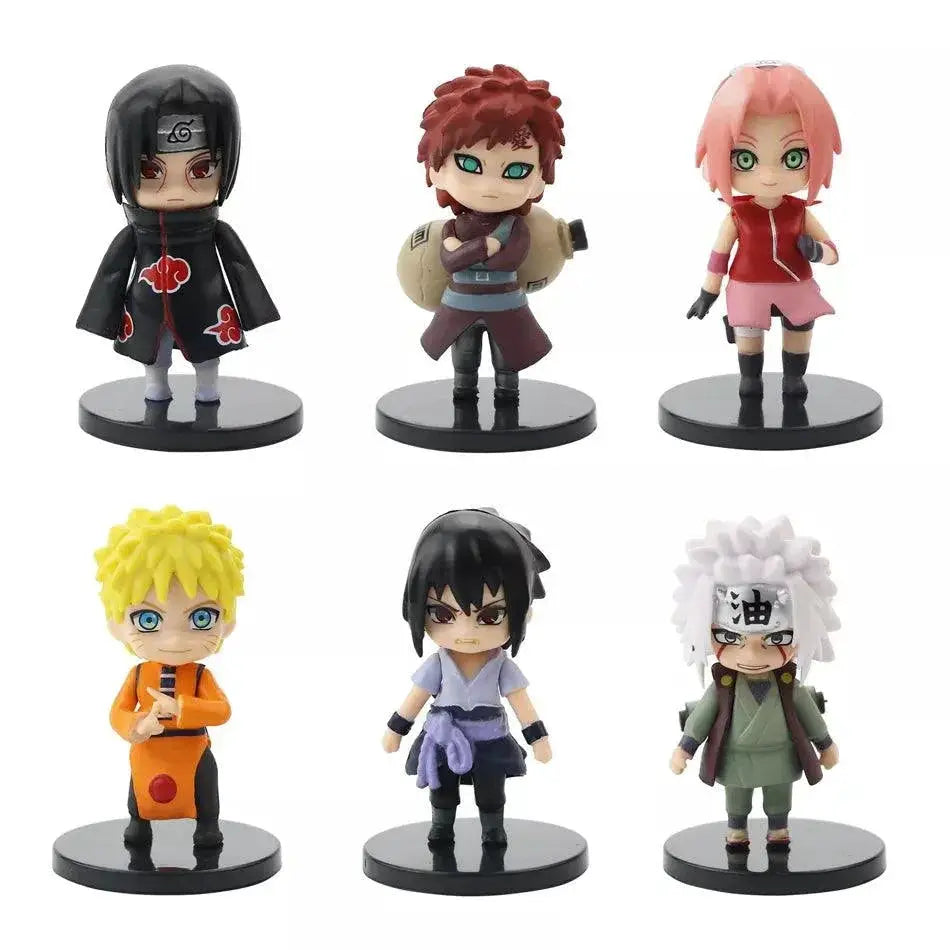 Naruto Shippuden Hinata Sasuke Kakashi Gaara Figures Set