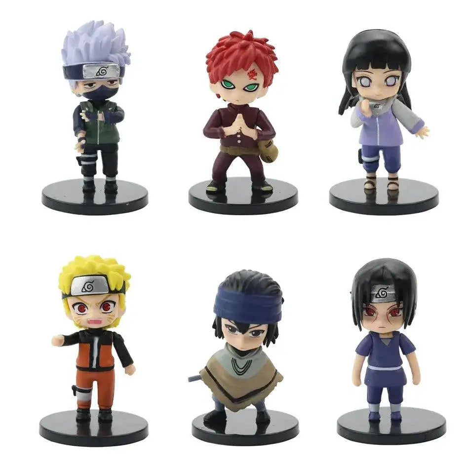 Naruto Shippuden Hinata Sasuke Kakashi Gaara Figures Set