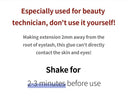 Fast Dry Lash Glue for Lash Extensions