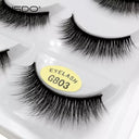 Natural 3D Mink Eyelashes Handmade False Lashes Makeup Set