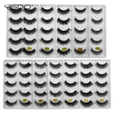 Natural 3D Mink Eyelashes Handmade False Lashes Makeup Set