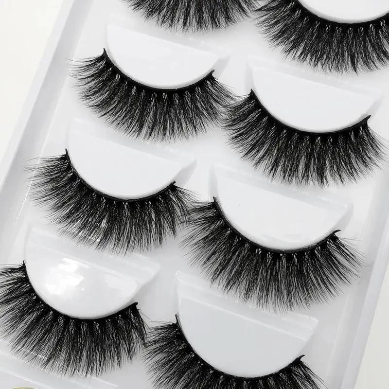 Natural Look False Eyelashes for Pros — 5 pairs - 1003